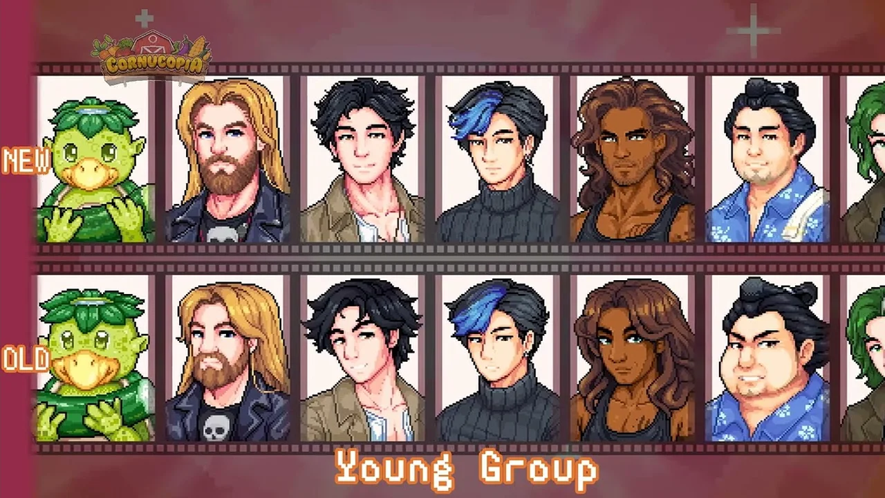 Cornucopia V4 Bachelor Update: every bachelor's old and new portrait side by side